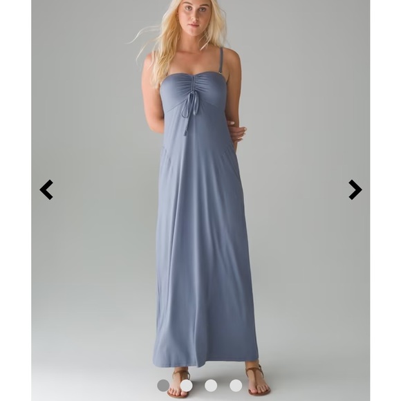 Soma Strapless Ultimate Support Maxi Bra Dress color stone size M - Picture 1 of 7